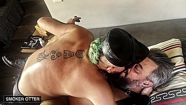 Cigar smoke, leather smell, pierced cocks and big dildos