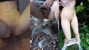 Roxie Peeing compilation July