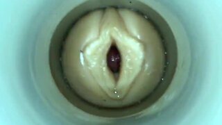 Artificial insemination by jizz cam man