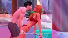 Hot Tub Romance - 3d Hentai - Preview Version