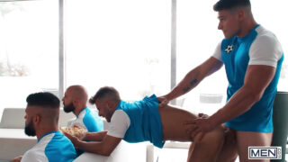 Allen King dan Malik Delgaty, zakar besar mendapat dubur fuck tanpa kondom