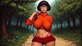 Velma Dinkley From Scooby-Doo Bouncing Big Boobs and Teasing You