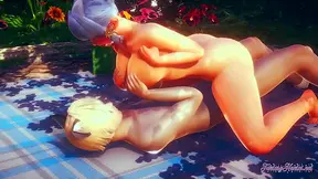 Ayaka from Genshin Impact Enjoying Intense 3D Hentai Action & Creampie