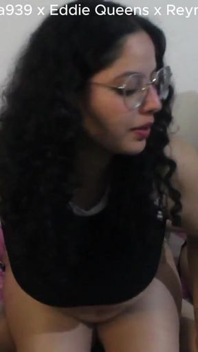 Trying Chinese condoms with my friend and her boyfriend!   Clip 2
