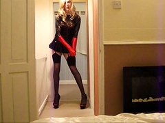 Tgirl crossdresser Gina 1st intro video