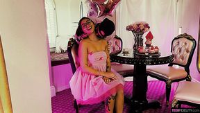 Hot brunette PAWG starts with sensual foreplay for a passionate cock ride