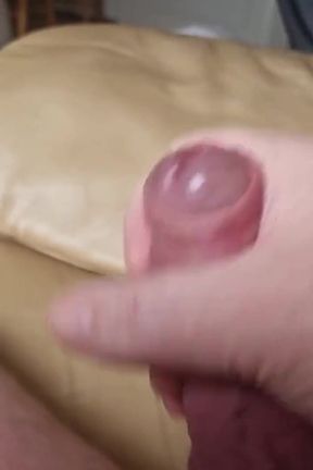 Stepdad Lies in Bed Jerking off His Cock Until Orgasm and Juice Comes