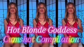 Hot Blonde Goddess Cumshot Compilation