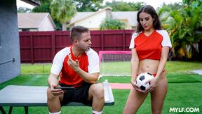 ”Amiee Cambridge's seductive game-day ritual ignites forbidden desires”