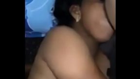 Girl enjoying two men