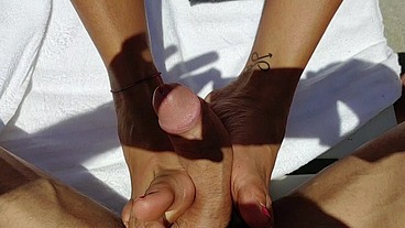 Onlymaya - after a day at the pool I pee on the highway on the way back