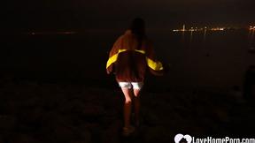 ”Horny GF sucks me off in public”