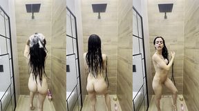 first shower in the dollhouse