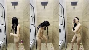 first shower in the dollhouse