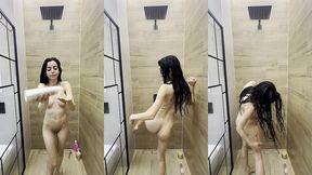 first shower in the dollhouse