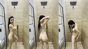 first shower in the dollhouse