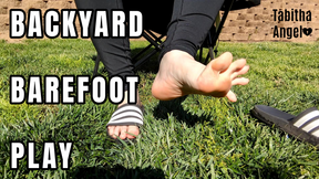 Backyard Barefoot Play