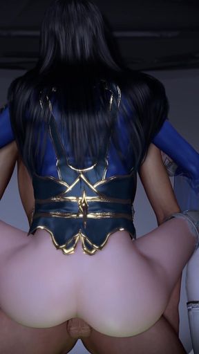 3D Horny Slut Mature MILF Cheating with Stranger in the Car