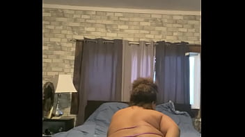 BBW Latina trans fucks with Dildo