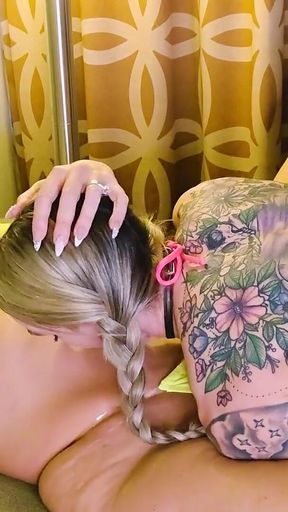 First Time Belly Button Worship POV: Mars Solo Gives Fallon Jane