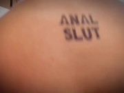 Naughty in Ibiza: Teaser POV video of this amateur anal slut being fucked in the ass by the poolboy.