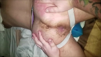 Bi Cuz &amp_ I Fuck Hairy Otter Bro Bareback Cum Inside At Hotel Anon