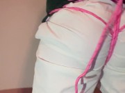 BULGE ROPE BONDAGE - TIED UP Ball-Busting