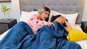 Stepsis Masturbating Gets Caught Then Anal Fucked