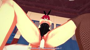 rias gremory sexy rabbit costume fucked pov - dxd - part 2