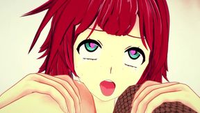 rias gremory sexy rabbit costume fucked pov - dxd - part 2