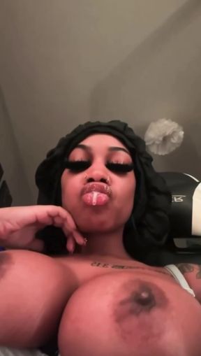 Big-boned big-titted beauty shows off her only-fans favorite asset