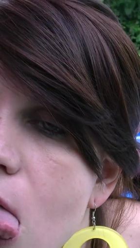 Busty French MILF Licks Balls 5200