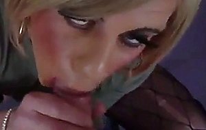 crossdresser Holly loving a big cock