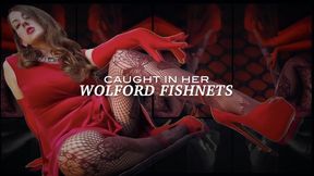 Caught in Her Wolford Fishnets
