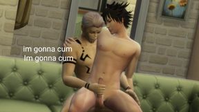 Sukuna and Fushiguro Megumi of Jujutsu Kaisen have hot gay anal sex