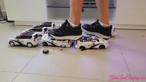 Anastasija 18 - Crushing 9 Police Cars