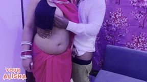 Hot Indian Wife Alisha Got Fucked in Saree by Her Husband