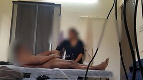 Finally Thailand spa lady jerked dick