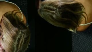 Tanned MILF Summer Stevens has her gloryhole blowjob debut