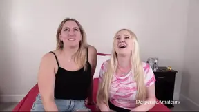 Desperate Amateurs Bratty and Emma Get Their Big Tits Played with