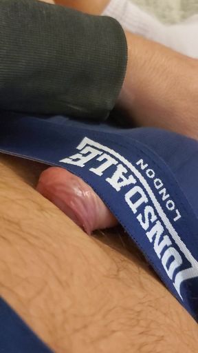 Creamy cum wank