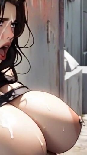 Ai Generated Super Thick Asian Fucking Hard, Anal and Getting Creampie.