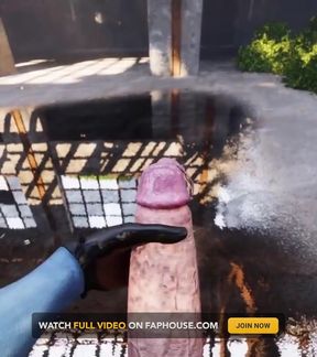 Kaine Trying to Calm Her Hard Erection futa Shemale