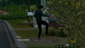 Indian Stepsister Sucking and Giving Deepthroat Blowjob to a Black Huge Cock