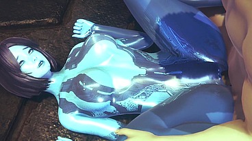 Having sex with Cortana - Halo Hentai Parody
