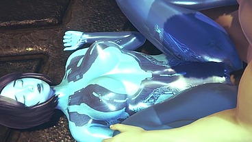 Having sex with Cortana - Halo Hentai Parody