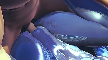 Having sex with Cortana - Halo Hentai Parody