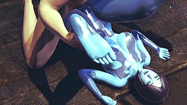 Having sex with Cortana - Halo Hentai Parody