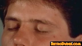 Bareback banged navy twink receives a big messy facial