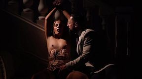 Perv Boss Makes His Slim Sexy Secretary Cognize Her Libido, Involving Her Into Highly Erotic Action